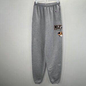 Mizzou Tigers Champion Joggers Sweatpants Gray S Unisex University of Missouri